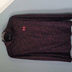 Under Armour Mens Long Sleeved Zip Polo